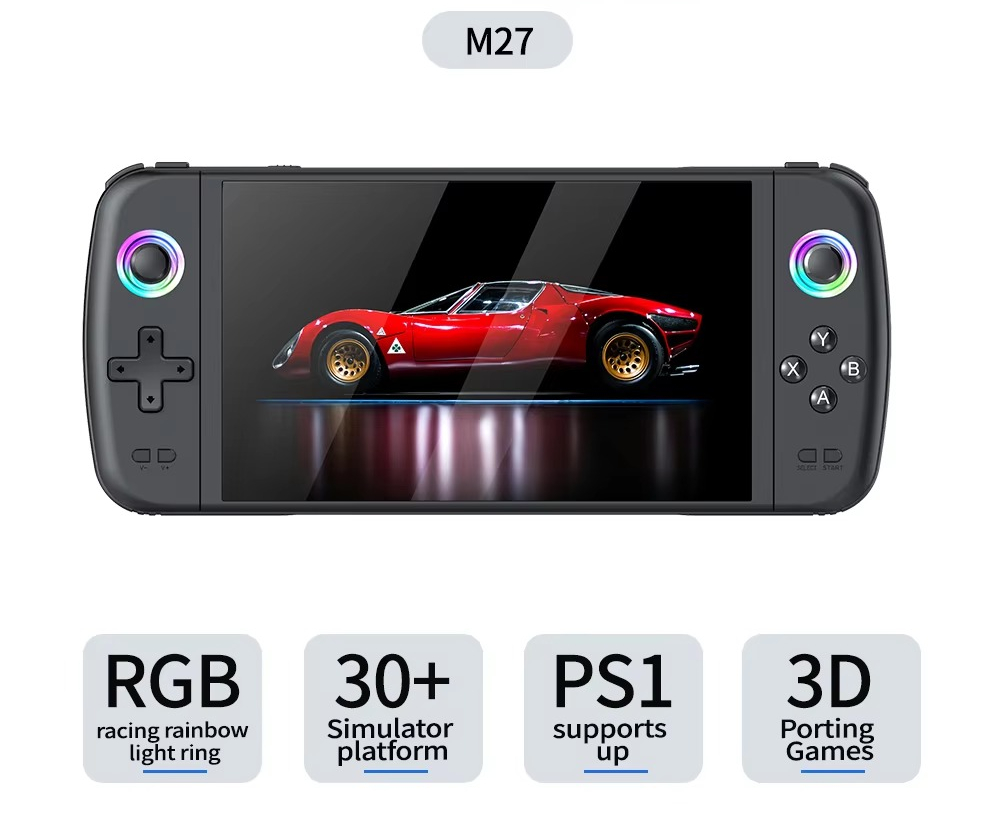 M27 7 Inch Handheld Game Conso - огляд і ціна Gaming Console Kids