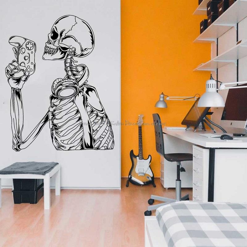 Game player wall stickers game - огляд і ціна Gaming Console Room