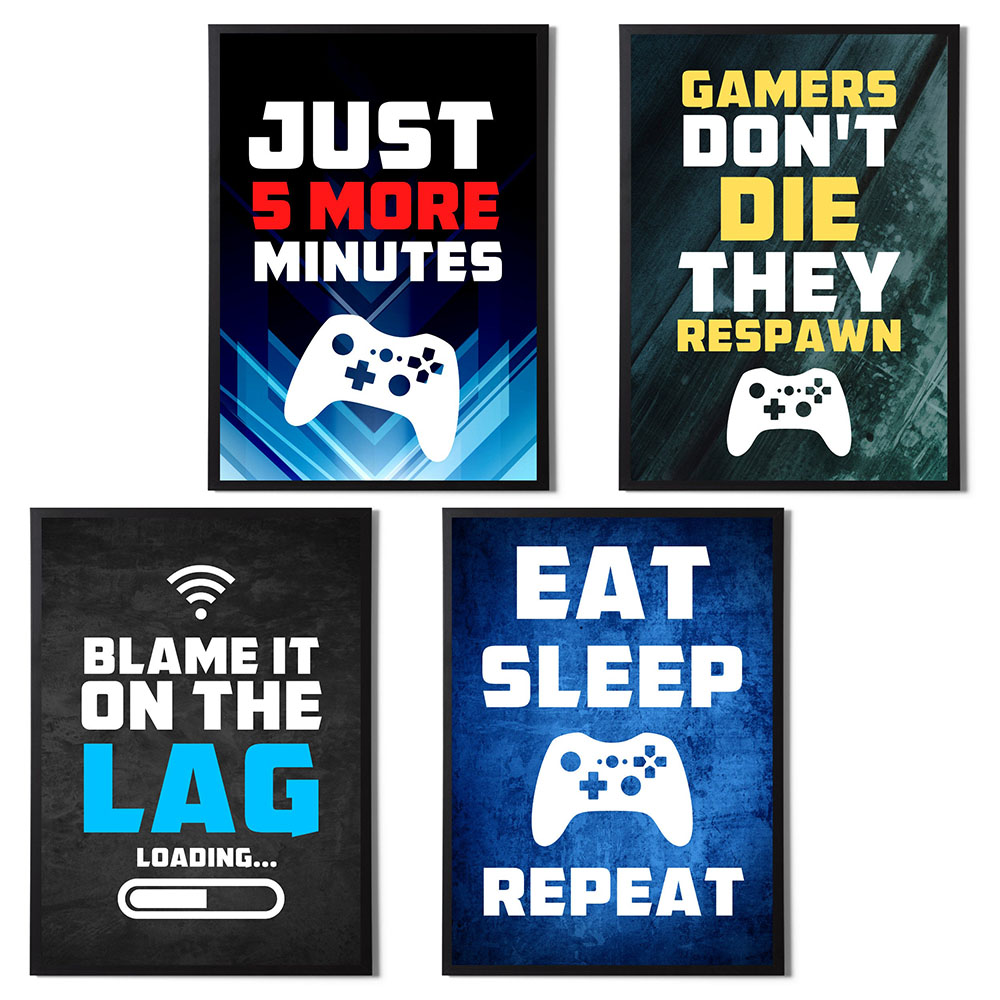 Gaming Quotes Art Painting Con - огляд і ціна Gaming Console Room