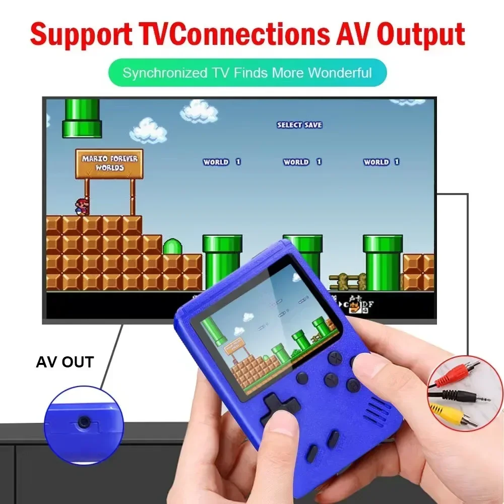 Retro Portable Mini Handheld V - огляд і ціна Gaming Console Old