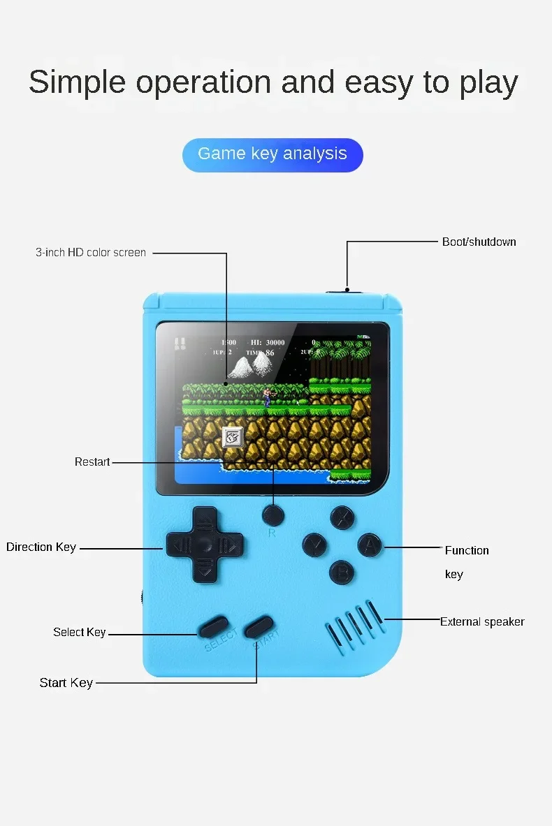 Built-in 500+ Classic Games 8- - огляд і ціна Gaming Console Kids