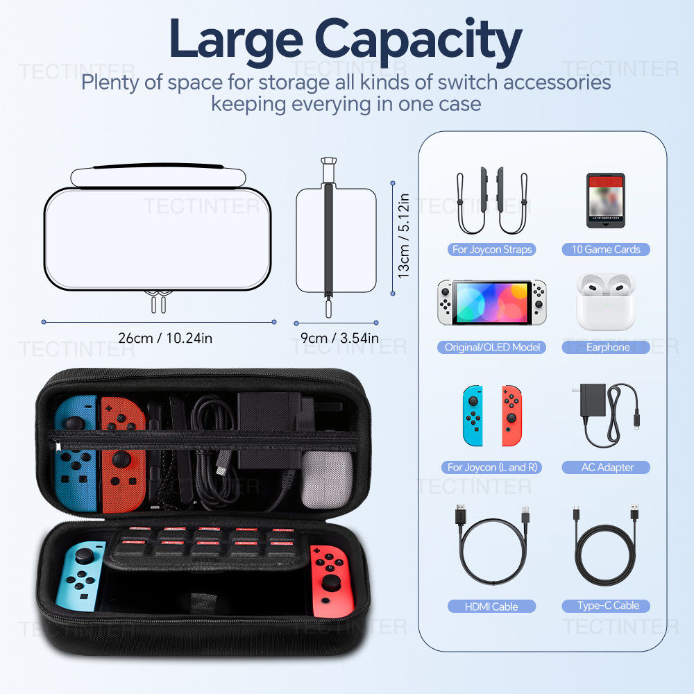 Carrying Storage Case Shell fo - огляд і ціна Gaming Console Bag
