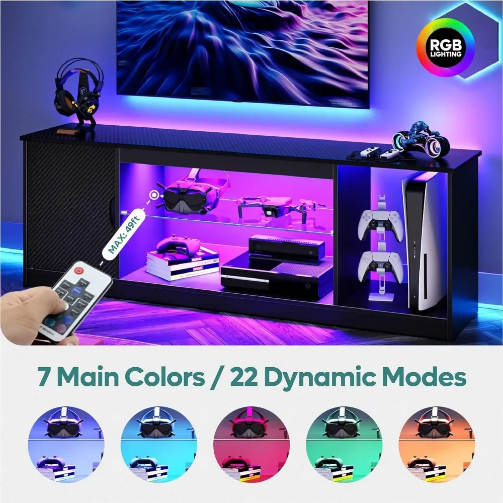 Bestier Led Entertainment Cent - огляд і ціна Gaming Console Room