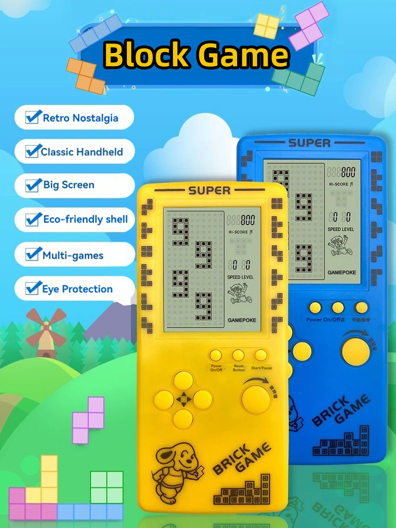 Classic Retro Handheld Game Pl - огляд і ціна Gaming Console Kids
