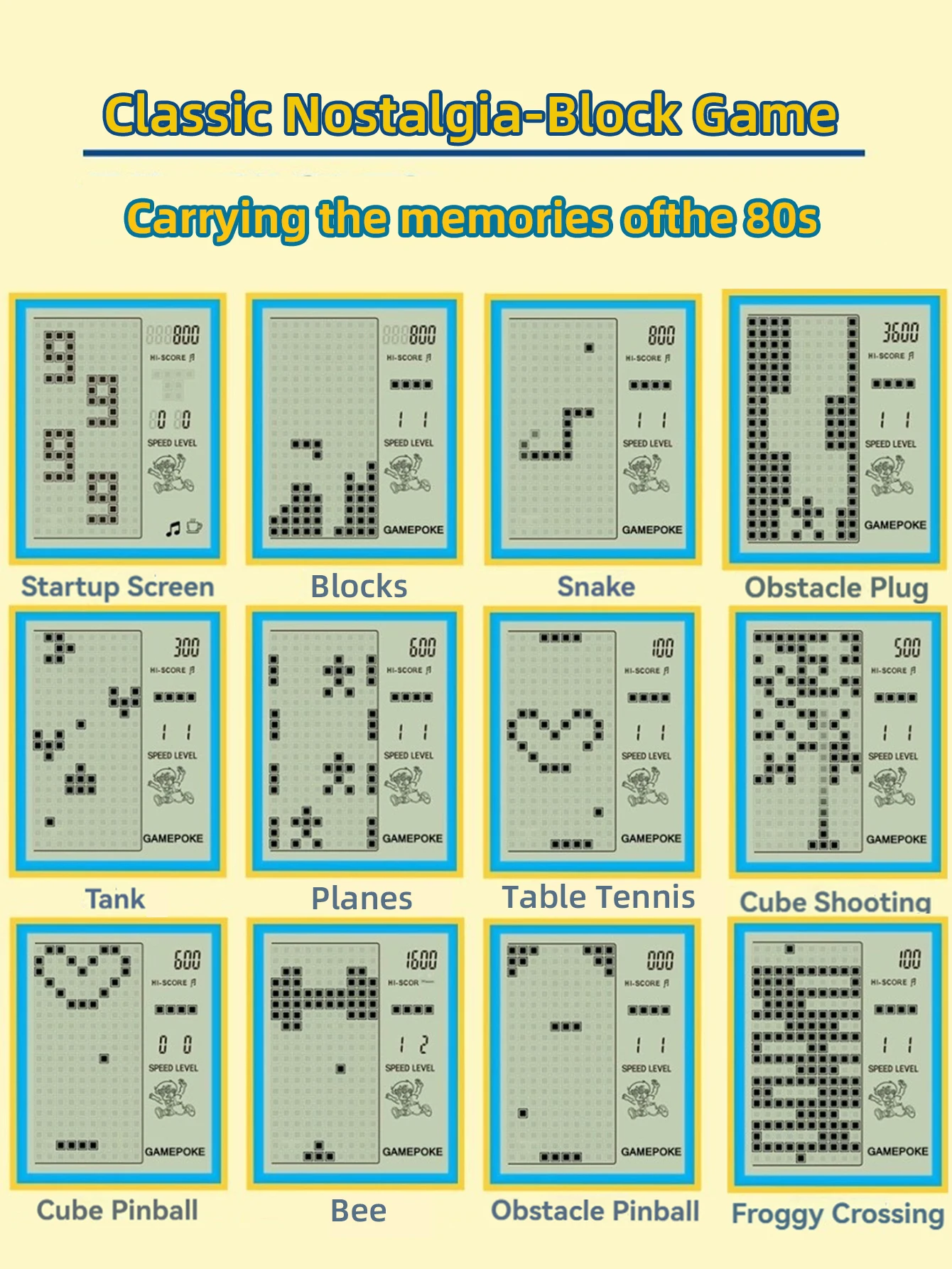 Classic Retro Handheld Game Pl - огляд і ціна Gaming Console Kids