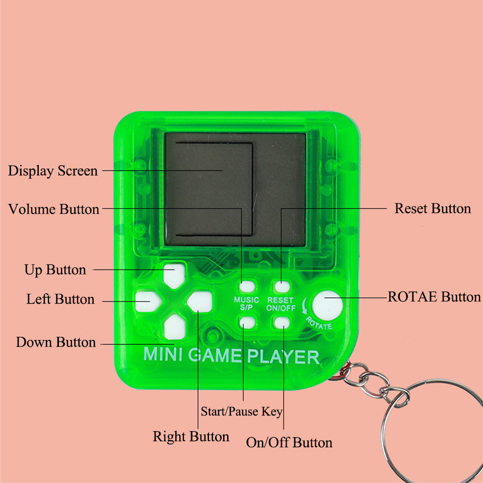 GAMINJA Retro Mini Handheld Ga - огляд і ціна Gaming Console For 10 Year Old