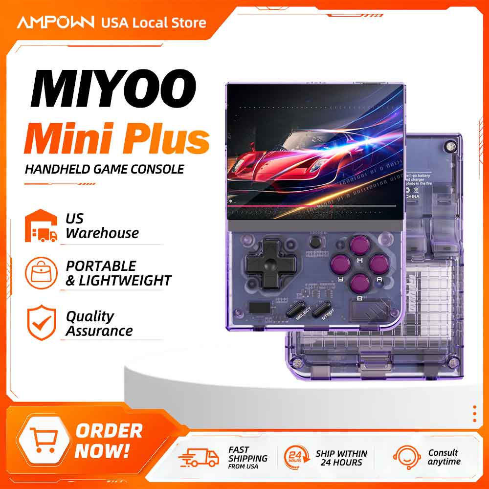 Miyoo Mini+ Retro Handheld Gam - огляд і ціна Gaming Console Kids