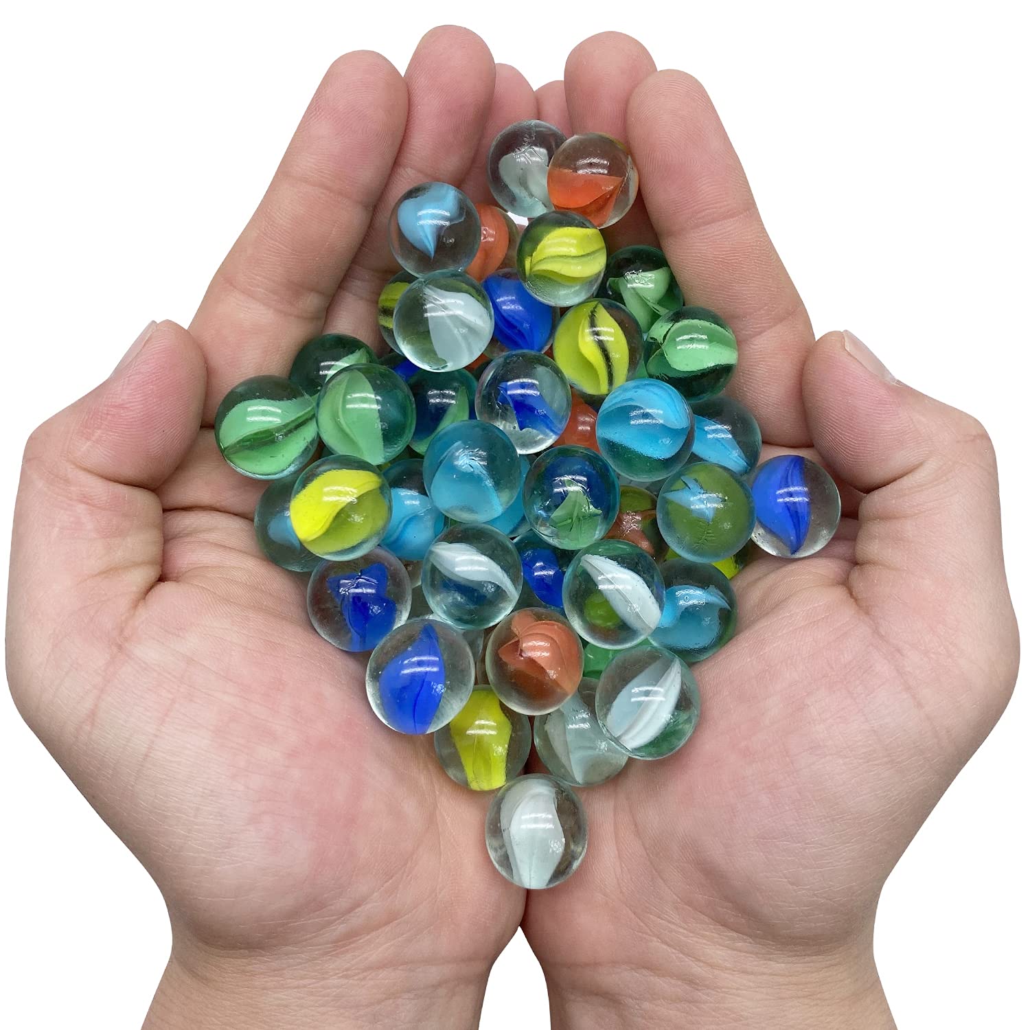50/100/150pcs Glass Ball 14Mm  - огляд і ціна Gaming Console Kids