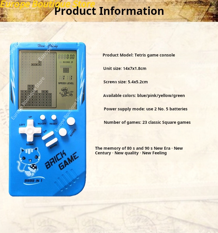 Large Screen Kids Handheld Gam - огляд і ціна Gaming Console Kids