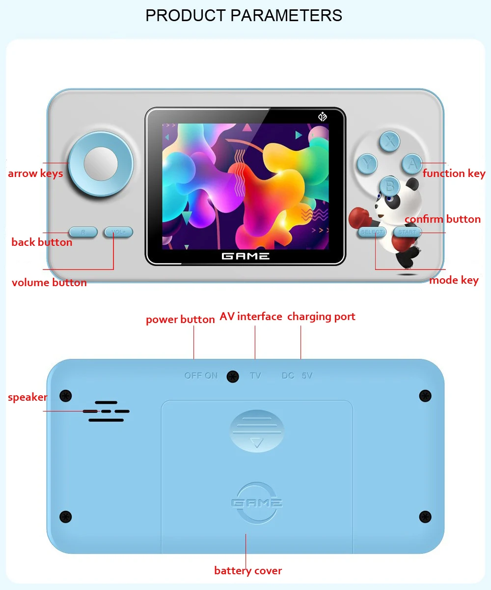 New S5 Mini Retro Video Gaming - огляд і ціна Gaming Console Kids
